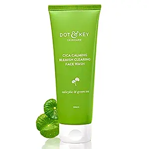 Dot & Key Cica Salicylic Anti-Acne Facewash- Green Tea- Pore Cleansing and Excess Oil Reduction