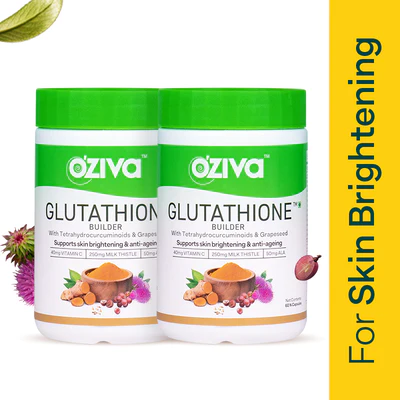 Oziva Glutathione Builder with Vitamin C & Milk Thistle